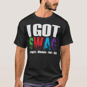 Camiseta negra del Swag