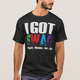Camiseta negra del Swag