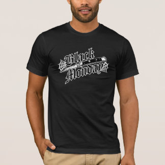 Camiseta negra del Switchblade de lunes