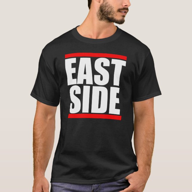 Camiseta negra Eastside (Anverso)
