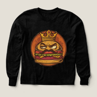 Camiseta negra gráfica de la corona de Grumpy Burg