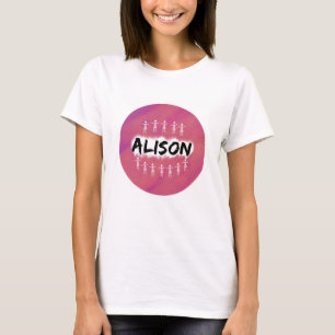 Camiseta negra huérfana - Alison