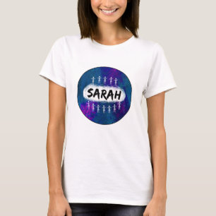 Camiseta negra huérfana - Sarah