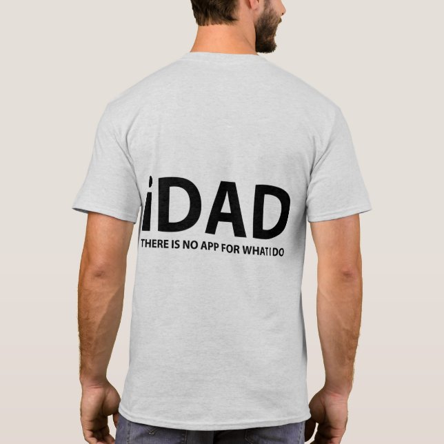 Camiseta negra "iDAD" (Reverso)