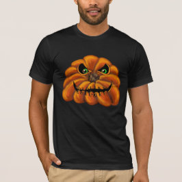 camiseta negra, Jack-o-Lantern,