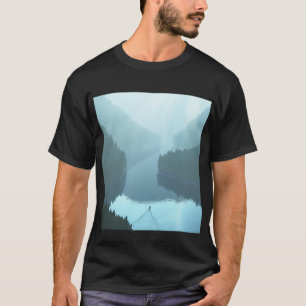 Camiseta negra masculina con imagen de "Draney Inl