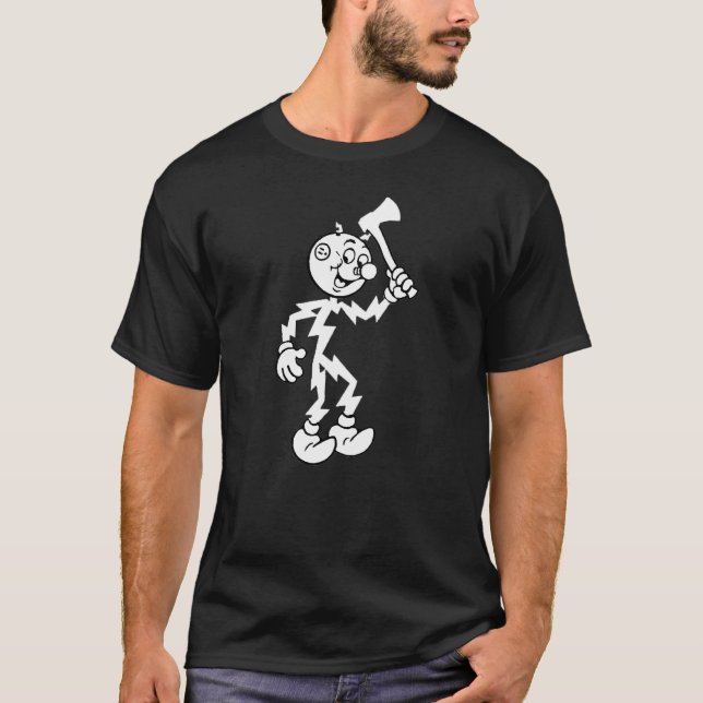 Camiseta negra muerta (Anverso)