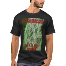 Camiseta negra "Obsession Suppression" para hombre
