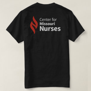 Camiseta negra para enfermeras de Missouri