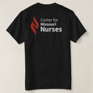 Camiseta negra para enfermeras de Missouri