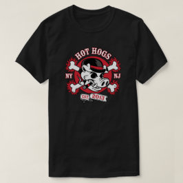 Camiseta negra para hombre clásica caliente del