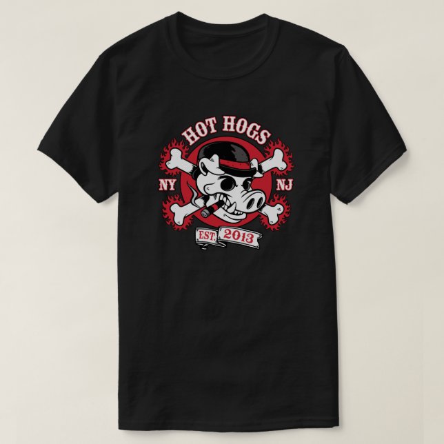 Camiseta negra para hombre clásica caliente del (Diseño del anverso)