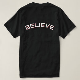 Camiseta negra para hombres con cita inspiradora '