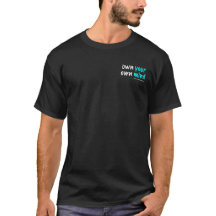 Camiseta negra para hombres Own Your Own Mind™