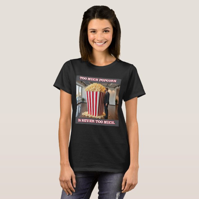 Camiseta negra para mujeres (Anverso completo)