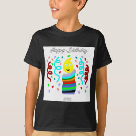Camiseta negra para niños con felicitaciones de ve