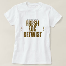 Camiseta negra personalizada de retorcido de rasta