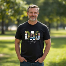 Camiseta negra personalizada “Papá mi héroe”