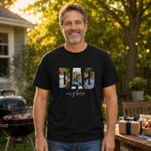 Camiseta negra personalizada “Papá mi héroe”