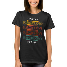 Camiseta negra personalizada para parejas con here