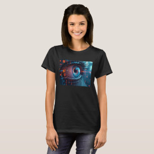 Camiseta negra Quantum Eye