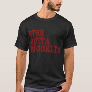 Camiseta negra recta de Outta Brooklyn
