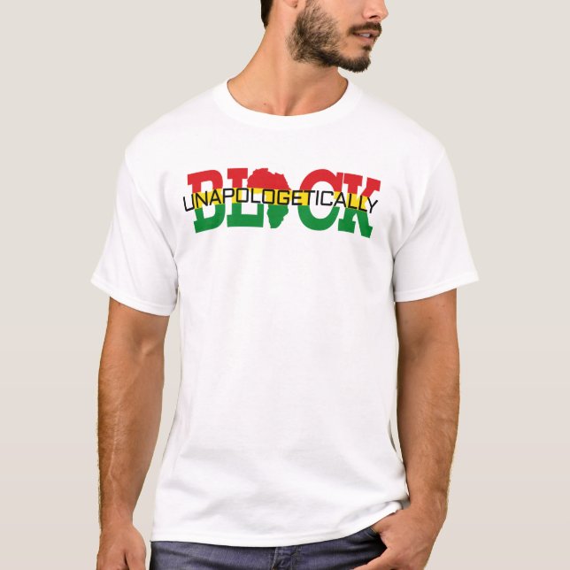 Camiseta negra sin disculpas (Anverso)