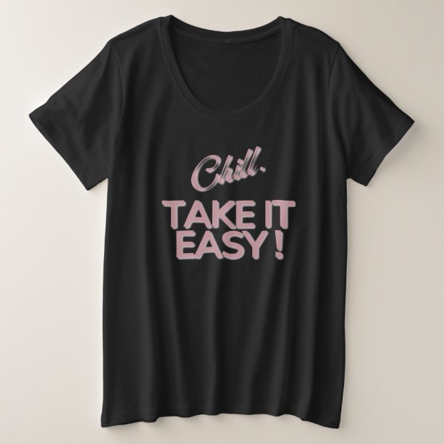 Camiseta negra sobredimensionada para mujeres (Anverso del diseño)