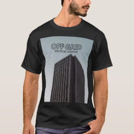 Camiseta negra unisex de streetwear underground