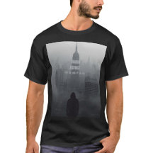 Camiseta negra unisex de streetwear underground