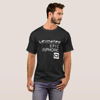 Camiseta negra V3 de la emoción de los hombres del