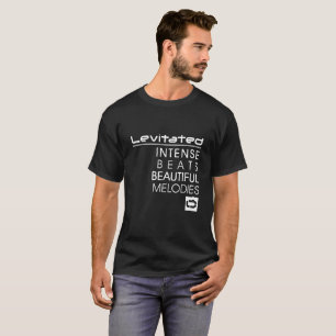 Camiseta negra V4 de la emoción de los hombres de