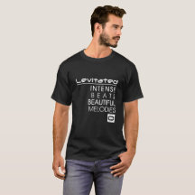 Camiseta negra V4 de la emoción de los hombres del