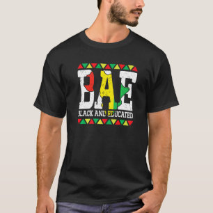 Camiseta Negra Y Educada Bae Negra Afroamericana Mela