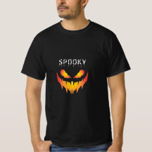 Camiseta negra y roja de Halloween