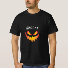 Camiseta negra y roja de Halloween