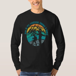 Camiseta Negrita Colorful Retro Sunset Este Es Mi Hielo Fav
