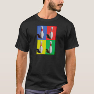 Camiseta Negrita de bolas, diseño de arte pop,