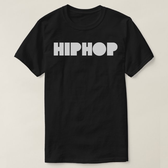 Camiseta negrita de hiphop (Diseño del anverso)
