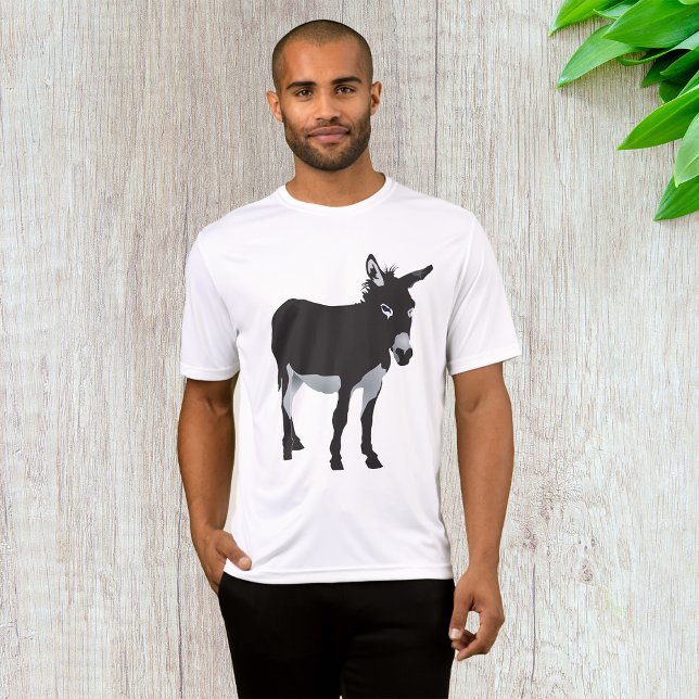 Camiseta Negrita Donkey Silhouette Farm Animal (Subido por el creador)