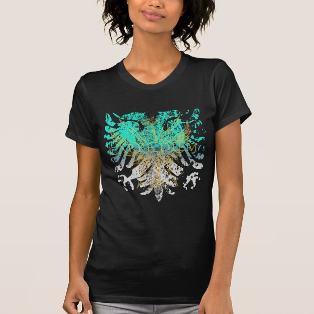 Camiseta Negrita Griffin Turquoise Gold Black (Anverso)