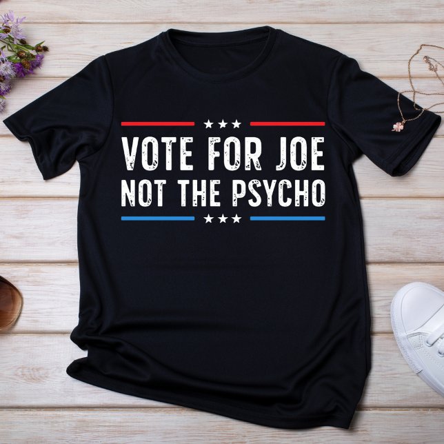 Camiseta Negrita: rojo, blanco y azul 'Vota por Joe' (Subido por el creador)