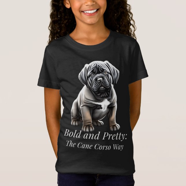 Camiseta Negrita y bonito: el camino de Cane Corso (Anverso)
