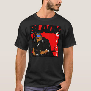 Camiseta © negro 1 del engranaje del samurai