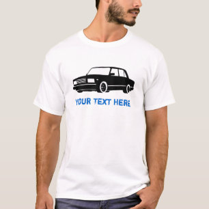 Camiseta negro 2107 + su texto