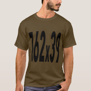Camiseta negro 7.62x39
