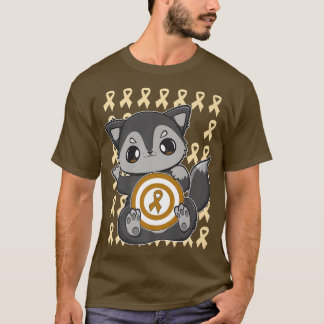Camiseta Negro Aburrido Con Cinta Naranja Para La Aguerra D