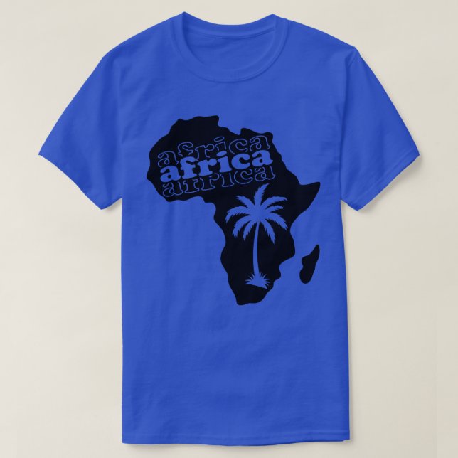 Camiseta Negro africano (Diseño del anverso)