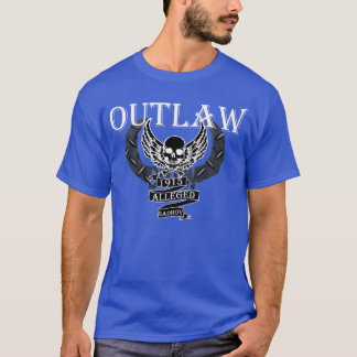 CAMISETA NEGRO ALEGADO PROSCRITO BOTW DE BADBOY CON BLANCO