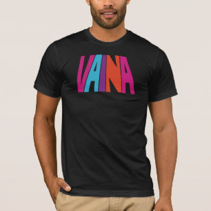Camiseta Negro alternativo del cuello barco de la ropa de